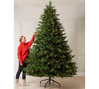 WeRChristmas Pre-Lit Balsam Fir Christmas Tree, 9 Ft