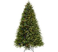 WeRChristmas Pre-Lit Grand Alaskan Fir Christmas Tree, 6 Ft
