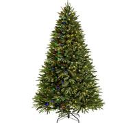 WeRChristmas Pre-Lit Grand Alaskan Fir Christmas Tree, 7 Ft