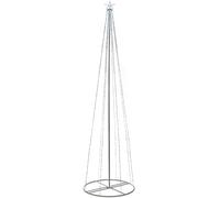 WeRChristmas Pre-Lit LED Animated Function Pop-Up Christmas Tree, 270 cm - White