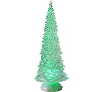 WeRChristmas Pre-Lit LED Magical Colour Changing Floating Glitter Christmas Tree, 37.5 cm - Multi-Colour
