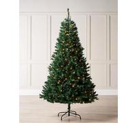 WeRChristmas Pre-Lit Mixed Pine Christmas Tree, 6 Ft