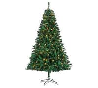 WeRChristmas Pre Lit Mixed Pine Christmas Tree 8Ft