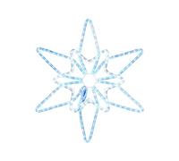 WeRChristmas Pre-Lit Northern Star Rope Light Silhouette