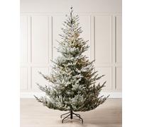 WeRChristmas Pre-Lit Snow Flocked Douglas Fir Christmas Tree, 6 ft