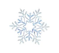 WeRChristmas Pre Lit Snowflake Rope Light Silhouette 90Cm