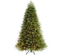 WeRChristmas Pre-Lit the Royal Fir Multi-Function Christmas Tree with 800-LED Lights - 8 feet/2.4 m, Green