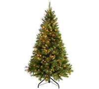 WeRChristmas Pre-Lit Victorian Pine Christmas Tree, 5 Ft