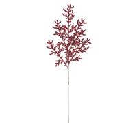 WeRChristmas Red Beaded Crystal Christmas Tree Spray, 76cm Decorative Pick | Red beaded crystal spray, 76cm decorative Christmas tree pick for wreaths, garlands and festive arrangements