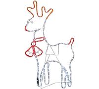WeRChristmas Reindeer Rope Lights Silhouette Christmas Decoration, 92 cm - Large
