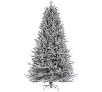 WeRChristmas Snow Flocked Grey Fir Christmas Tree, 6 ft / 180 cm