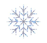 WeRChristmas Snowflake Silhouette Blue 36Cm