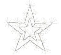 WeRChristmas Star Cluster Hanging Light Decoration, Warm White, 50 cm
