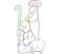 WeRChristmas Two Wise Men Rope Light Silhouette 152Cm