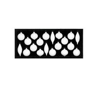 WeRChristmas White Glass Baubles, 20 Pack
