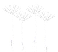 Werchristmas White Starburst Pathway Stake Lights 96 Cm 4 Pack