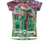 Werder Bremen 2025 - Trikotkalender - Fan-Kalender - Fußball-Kalender - 34,1x42 - Sport