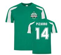 Werder Bremen Junior Claudio Pizarro Bremen Sports Training Jersey in Green | Size: 3-4 Years Werder Bremen Green 3-4 Years