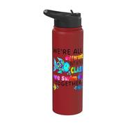 We're All Different But in This Class We Swim Teacher Black Stainless Steel Insulated Water Bottle