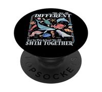 We're All Different Swim Together Teacher Back to School PopSockets Adhesive PopGrip