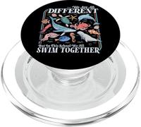 We're All Different Swim Together Teacher Back to School PopSockets PopGrip for MagSafe