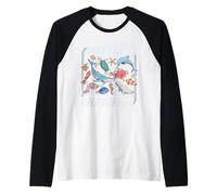 We're All Different Swim Together Teacher Back to School Raglan Baseball Tee