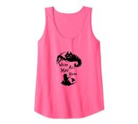 We're all mad here Alice in Wonderland silhouette Tank Top