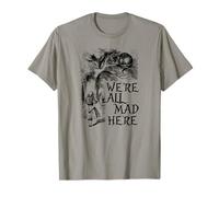 We're all mad here Alice in Wonderland T-Shirt