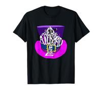 We're All Mad Here Mad Hatter Steampunk Hat Alice T-Shirt T-Shirt