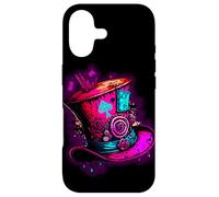 We're All Mad Here Pink Steampunk Alice In Wonderland Hat Case for iPhone 17