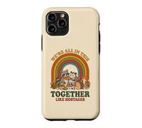 We're All This Together Like Hostages Funny Animal Retro 1 Case for iPhone 11 Pro