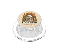 We're All This Together Like Hostages Funny Animal Retro 1 PopSockets PopGrip for MagSafe
