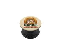 We're All This Together Like Hostages Funny Animal Retro 4 PopSockets Adhesive PopGrip