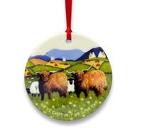We're Daft But We Love Ewe Decorative Hanging Disk - TJ-DIS012