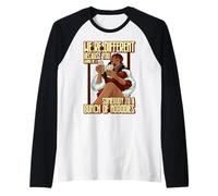 were Different Because You Wanna be a sombody to a Bunch of Raglan Baseball Tee