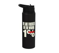 We're Focused On The Wrong 1% Anti Billionaire Class War Stainless Steel Insulated Water Bottle