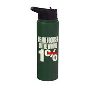 We're Focused On The Wrong 1% Anti Billionaire Class War Stainless Steel Insulated Water Bottle