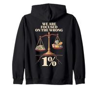 We're Focused On The Wrong 1% Anti Billionaire Class War Zip Hoodie