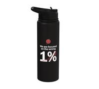 We're Focused On The Wrong 1% Billionaire Ruining Country Stainless Steel Insulated Water Bottle
