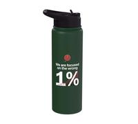 We're Focused On The Wrong 1% Billionaire Ruining Country Stainless Steel Insulated Water Bottle