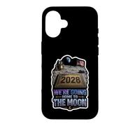 We're Going Home To The Moon 2028 Case for iPhone 16