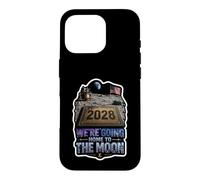 We're Going Home To The Moon 2028 Case for iPhone 16 Pro