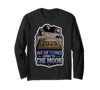 We're Going Home to The Moon 2028 Long Sleeve T-Shirt