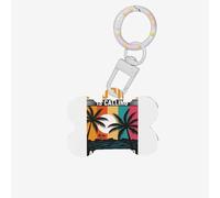 We're Going to Florida Printing Bone Shaped Dog Tag Pet Id Tags,Acrylic Dog Tags Cat Tags with Ring for Dog Cat,Pendant Crafts