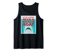 We're Going to Need a Bigger Boat - Illustrated Shark Shirt Tank Top