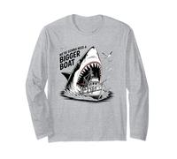 We're Gonna Need A Bigger Boat Funny Shark Meme Fisherman Long Sleeve T-Shirt