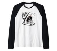 We're Gonna Need A Bigger Boat Funny Shark Meme Fisherman Raglan Baseball Tee