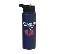 We're Gonna Need A Bigger Boat - Shark Lover Marine Biology Stainless Steel Insulated Water Bottle