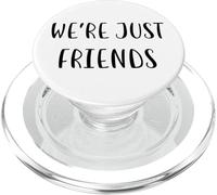 We're just friends Funny Idea White Lie Party PopSockets PopGrip for MagSafe