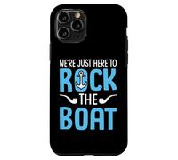 We're Just Here To Rock The Boat Funny Cruise Family Squad Case for iPhone 11 Pro
